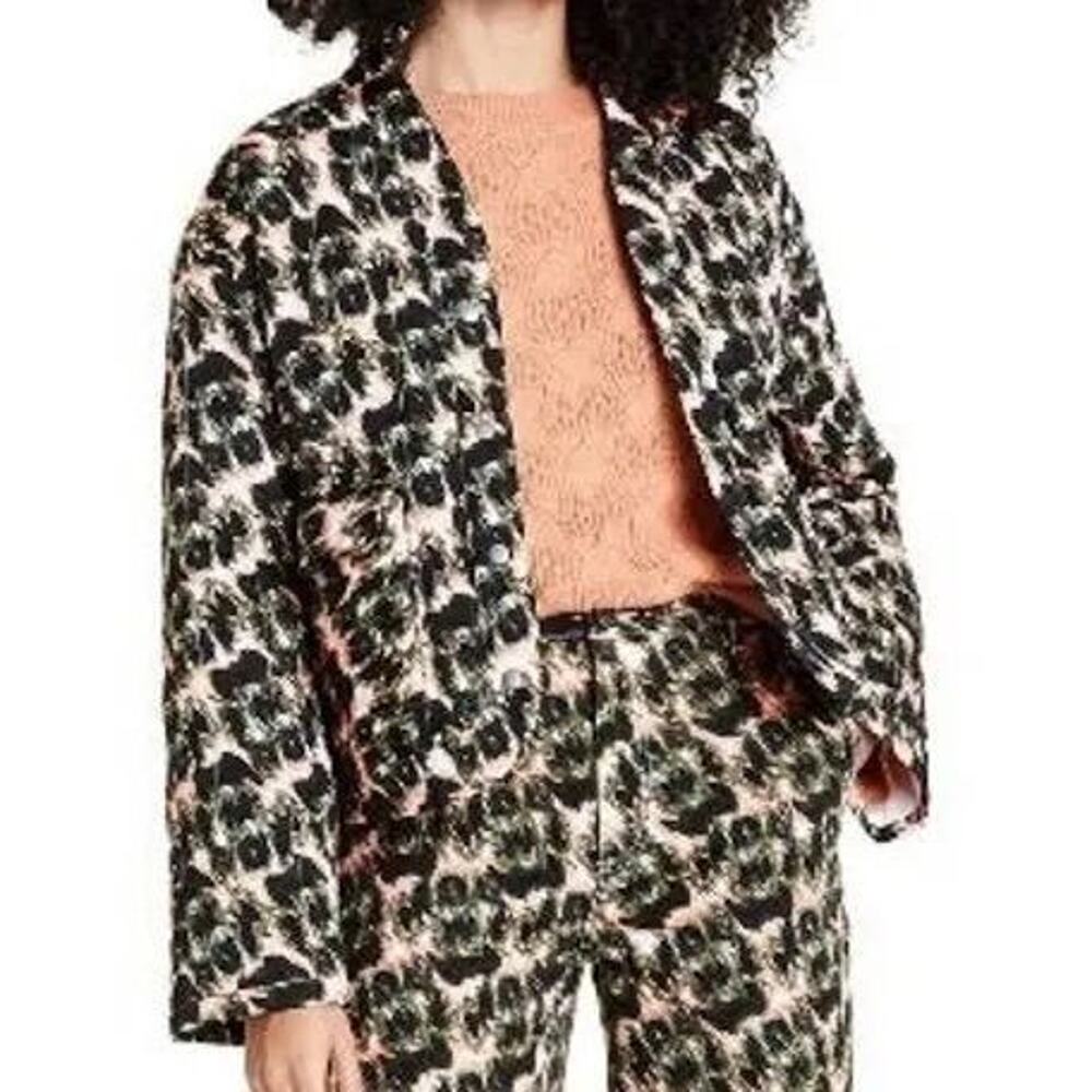 Animal Print Quilted Jacket MED Rachel Comey x Target